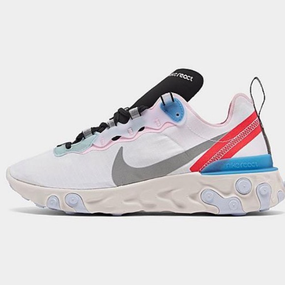 NIKE REACT ELEMENT BLUE 55